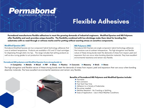 Flexible Adhesives