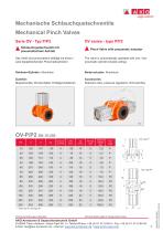 Control and manual Pinch Valves - OV Series - 5