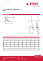 Hopper shape Knife Gate Valve, Type C - 7