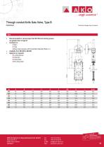 Through conduit Knife Gate Valve, Type B - 10