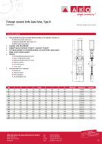 Through conduit Knife Gate Valve, Type B - 11