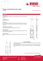 Through conduit Knife Gate Valve, Type B - 4