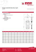 Through conduit Knife Gate Valve, Type B - 7