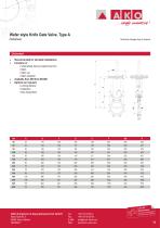 Wafer style Knife Gate Valve Type A - 11