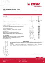 Wafer style Knife Gate Valve Type A - 4