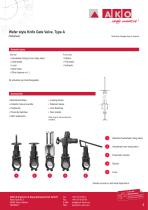 Wafer style Knife Gate Valve Type A - 5