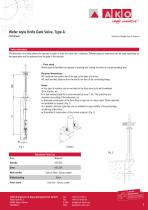 Wafer style Knife Gate Valve Type A - 7