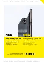 Face grooving system 25A-1