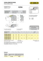 Face grooving system 25A-5