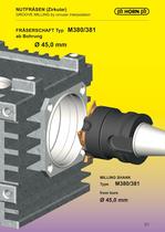 Groove milling by circular interpolation 380/381-1