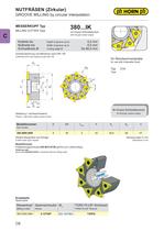 Groove milling by circular interpolation 380/381-6