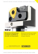 Mechanical machining of pipes and sleeves for the crude oil and gas industries-1
