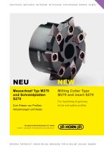 Milling Cutter Type  M279 and insert S279-1
