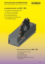 Side milling cutters 382/383 and M310 - 1