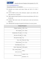 KWT-X6L for 2D surveying and mapping details - 2