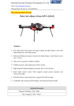 Police drone KWT-Z4M-H - 2