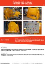 pneumatic hoist for dry dock gate-1