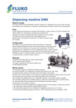 Dispersing machine DMS - 1