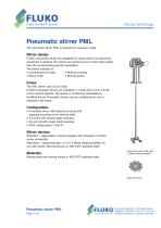 Pneumatic stirrer PML - 1