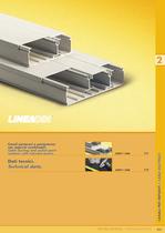 LINEADIN LDCAB. Socket point raceways with coordinating scored covers - 1