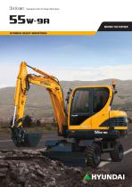 R55W-9A WHEELED EXCAVATOR-1