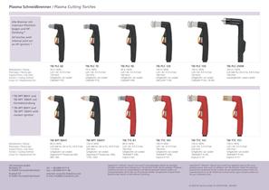 Overview of TBi Plasma cutting torches - 2