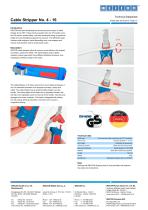 Cable stripper No. 4-16-1