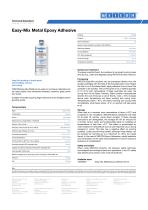 Easy-Mix Metal Epoxy Adhesive TDS-1