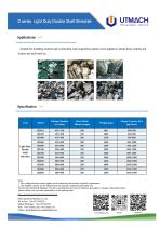 D series Heavy Duty Double Shaft Shredder-2