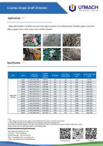 UTMACH Single shaft shredder S Series-3