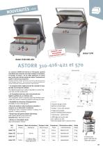 Machine sous vide Astorr 310-416-421 et 570-2