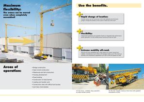 Fast-erecting cranes on crawler tracks.-2