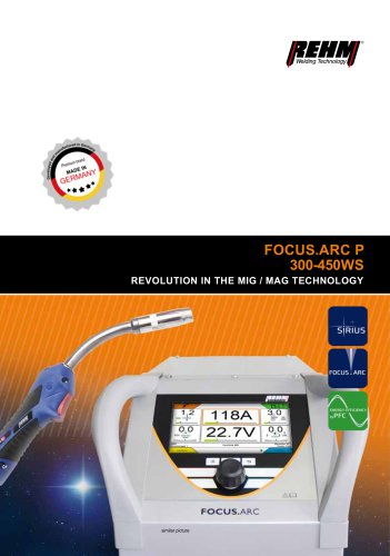 FOCUS.ARC P - REVOLUTION IN THE MIG / MAG TECHNOLOGY