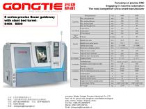 GONGTIE Precise CNC lathes data sheet - 12