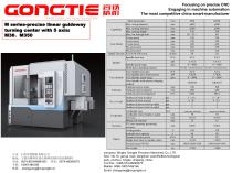 GONGTIE Precise CNC lathes data sheet - 13