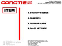 GONGTIE Precise CNC lathes data sheet - 2