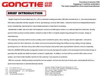 GONGTIE Precise CNC lathes data sheet - 4