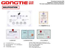 GONGTIE Precise CNC lathes data sheet - 8