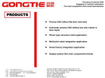 GONGTIE Precise CNC lathes data sheet - 9