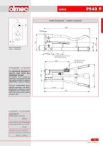 Pneumohydraulic  footpump P940 P - 2