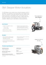 Stepper Motor Actuators SM - 2