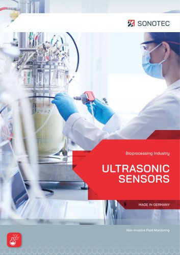 Ultrasonic Sensors for Bioprocess & Pharmaceutical Applications