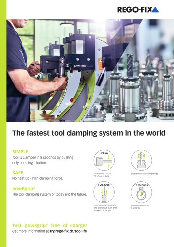 The fastest tool clamping system in the world