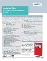 Cerberus PRO Comprehensive Fire Protection System, Data Sheet-1