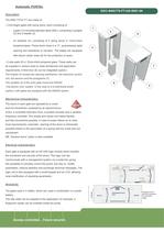 security booth SNG 770 series - 2