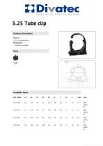 5.25 Tube clip