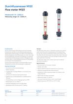 Durchflussmesser M123-2