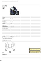 Limit switch box with pneumatic valves, spring return