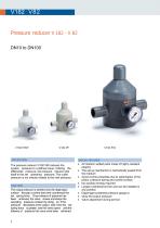 Pressure reducer V 182 . V82-2