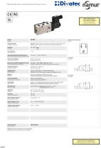 Solenoid valve with combined 5/2 and 3/2 way function-1